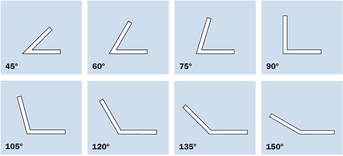 Vogl Falt-Fix standardnurgad 45 kuni 150 kraadi